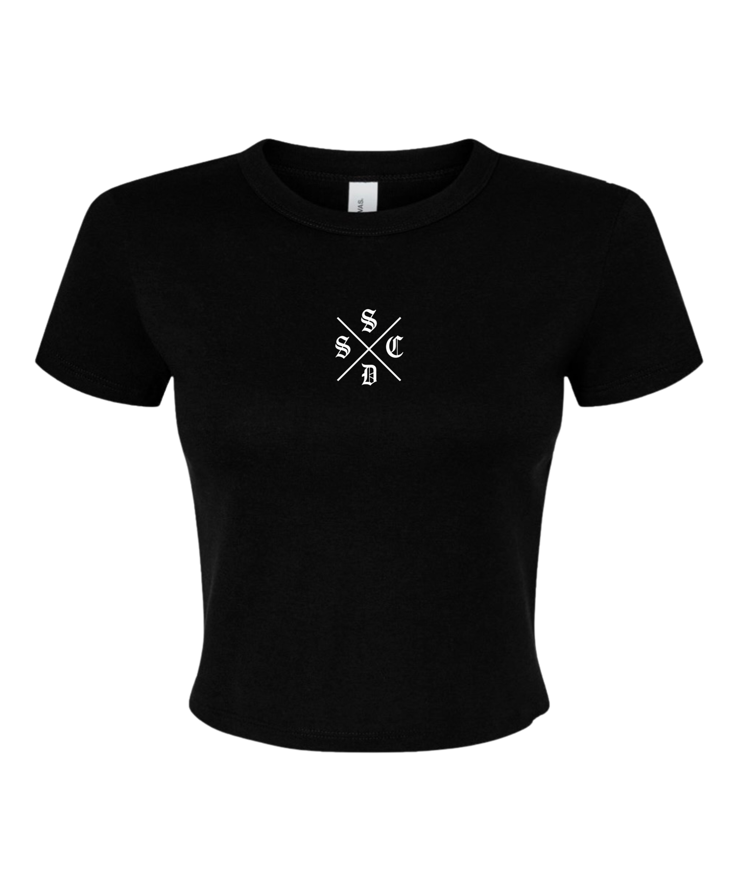 WOMENS SAINTS SINNERS CROP