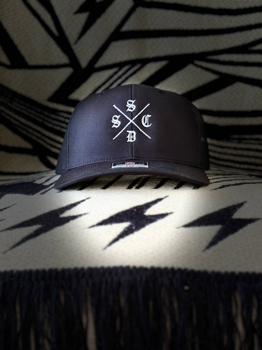SDSC SOLID BLACK SNAPBACK