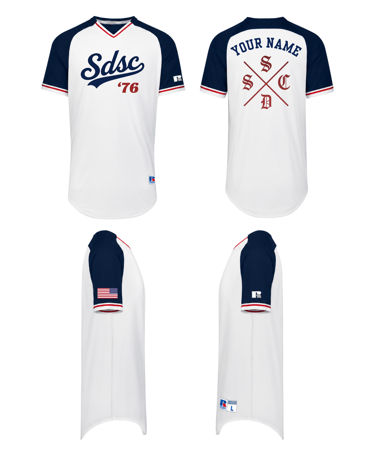SDSC JULY 4TH ANNIVERSARY JERSEY