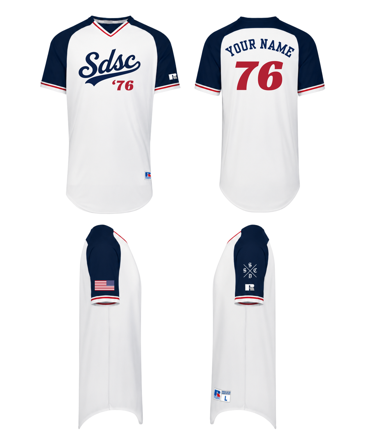 SDSC JULY 4TH ANNIVERSARY JERSEY